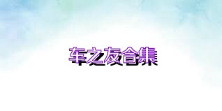车之友合集