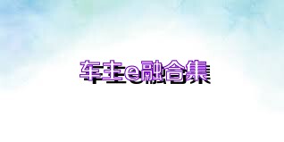 车主e融合集