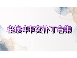 尘埃4中文补丁合集