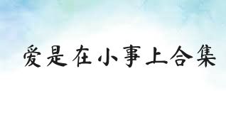 爱是在小事上合集