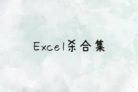 Excel杀合集
