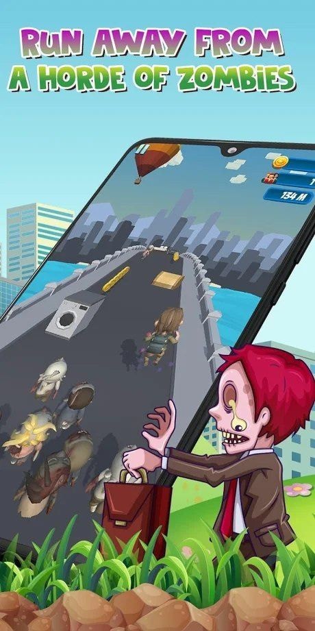 僵尸撞击僵尸无尽奔跑者3