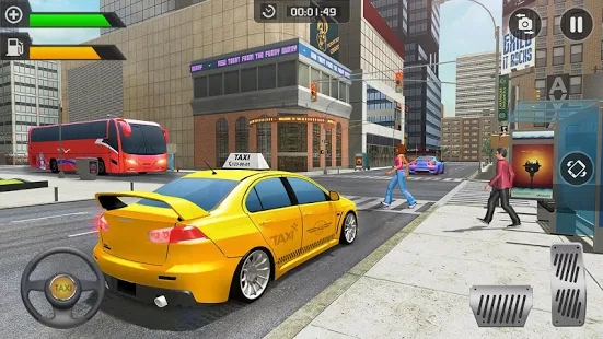 现代出租车驾驶停车3D游戏1