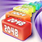 2048合并冲刺游戏