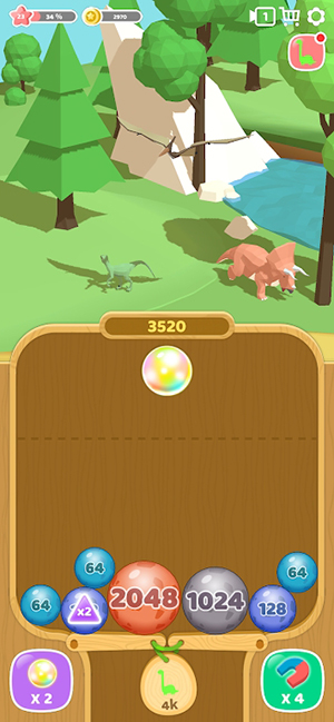 恐龙2048合成2