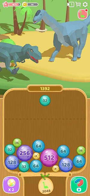 恐龙2048合成中文版1